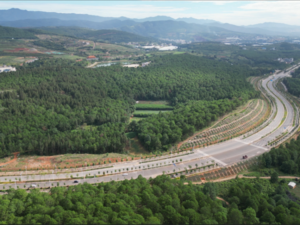 长松园风水之玉带环腰